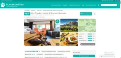 Screenshot Detailseite hundehotel.info