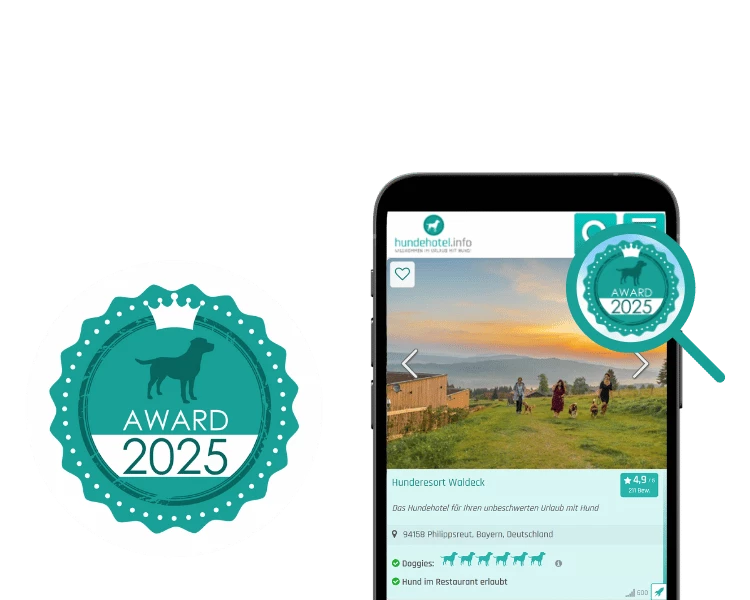 Mockup hundehotel.info Award 2025