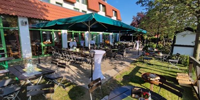 Hundehotel - Umgebungsschwerpunkt: Fluss - Brandenburg - Sonnenterrasse  - Best Western Spreewald Hotel