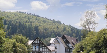 Hundehotel - Umgebungsschwerpunkt: Berg - Medebach - Ansicht aus dem Garten - Hotel & Gasthof Hubertushöhe