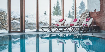 Hundehotel - Wellnessbereich - Gaschurn - Alpin Spa im Winter - Boutique Hotel Goldener Berg