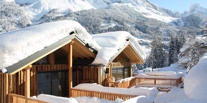 Hundehotel - Umgebungsschwerpunkt: Berg - Obertauern - Chalet im Winter  - Luxuslodge - Zeit zum Leben
