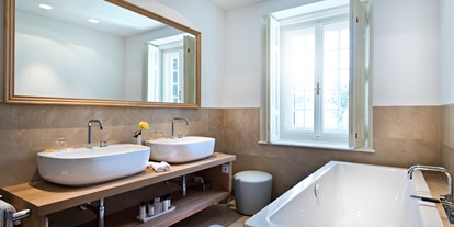Hundehotel - Umgebungsschwerpunkt: Berg - Preitenegg - Badezimmer der Superior Suite - Hotel G´Schlössl Murtal