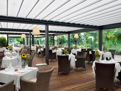 Hundehotel - Klassifizierung: 4 Sterne - Zürichsee - Terrasse - Boutique Hotel Thessoni classic 
