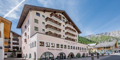 Hundehotel - Umgebungsschwerpunkt: Berg - Zuoz - Chalet Silvretta Hotel & Spa