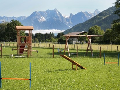 Hundehotel - Umgebungsschwerpunkt: Berg - Dorfgastein - Spielplatz und Agilityplatz - Feriendorf Oberreit