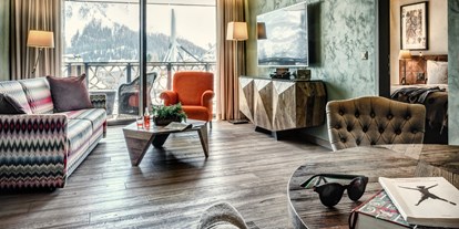 Hundehotel - Umgebungsschwerpunkt: Berg - Davos Wiesen - One Bedroom Appartement - Valsana Hotel Arosa