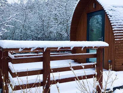 Hundehotel - Umgebungsschwerpunkt: Stadt - Bann - Winter im Glamping Resort Bliesgau - Glamping Resort Biosphäre Bliesgau