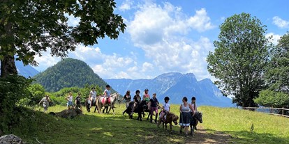 Hundehotel - Sauna - Salzkammergut - Ponyausflug bei den Pferdefreunden Zloam - Narzissendorf Zloam