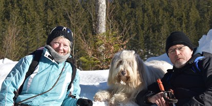 Hundehotel - Berge genießen im Schnee - Alpenlodge AUSseeZEIT 