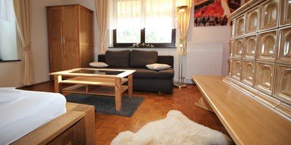Hundehotel - Schwerpunkt: Skifahren / Winter - Schlafzimmer - Appartement Mama