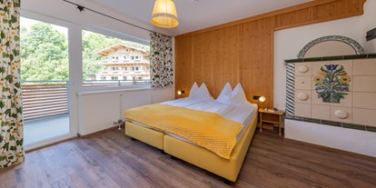 Hundehotel - Umgebungsschwerpunkt: See - Kitzbühel - WM-Appartement Schlafzimmer - Appartements Fürstauer