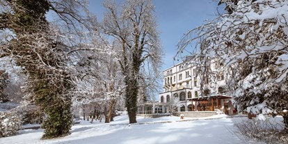 Hundehotel - barrierefrei - Leutkirch im Allgäu - Winter im Parkhotel Jordanbad  - Parkhotel Jordanbad