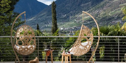 Hundehotel - Umgebungsschwerpunkt: Stadt - Südtirol - Terrasse - Villa Hochland