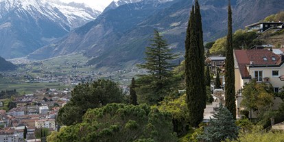 Hundehotel - Umgebungsschwerpunkt: Stadt - Trentino-Südtirol - Blick auf Villa vom Pulverturm - Villa Hochland