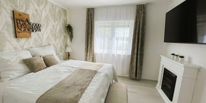 Hundehotel - Klimaanlage - Gemütliches Schlafzimmer mit fantastischem Meerblick - Villa Dobri Dupin