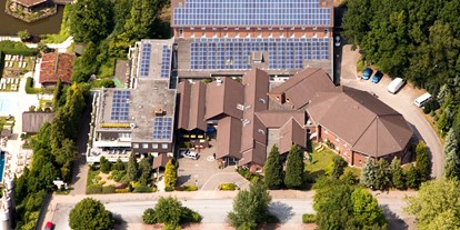 Hundehotel - Umgebungsschwerpunkt: am Land - Nordrhein-Westfalen - Eine Luftaufnahmen unseres Hauses - Hotel Am Stimbergpark