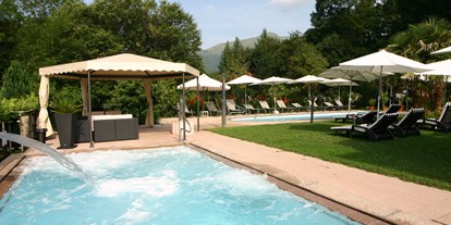 Hundehotel - Pools: Außenpool beheizt - Schweiz - Hotel & Spa Cacciatori