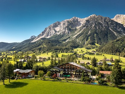 Hundehotel - Umgebungsschwerpunkt: Berg - Schladming-Dachstein - Ein Bild sagt mehr als tausend Worte - Almfrieden Hotel & Romantikchalet