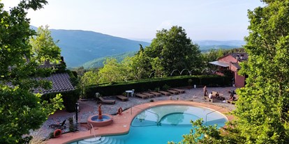Hundehotel - Umgebungsschwerpunkt: am Land - Chianti - Siena - Neuer Pool - Hotel Rifugio Prategiano Maremma Toskana